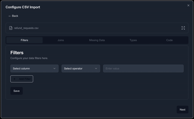Import Demo