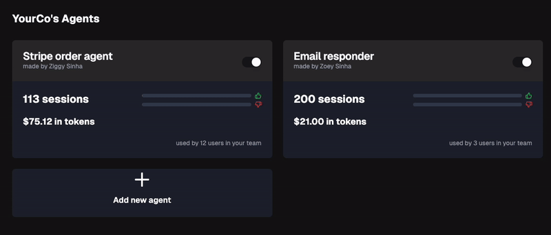Manage Agent Demo